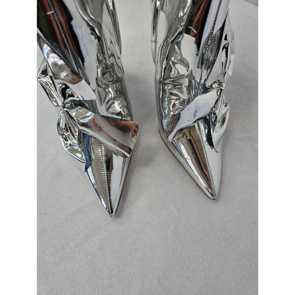 Sam Edelman Women's Esmae2 Silver Bootie Boots Size 7M NWT - Picture 10 of 16